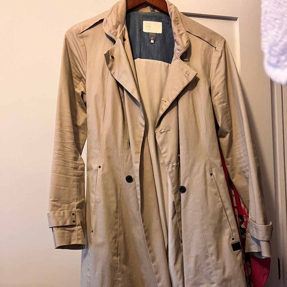 Tan G-Star trench Size L